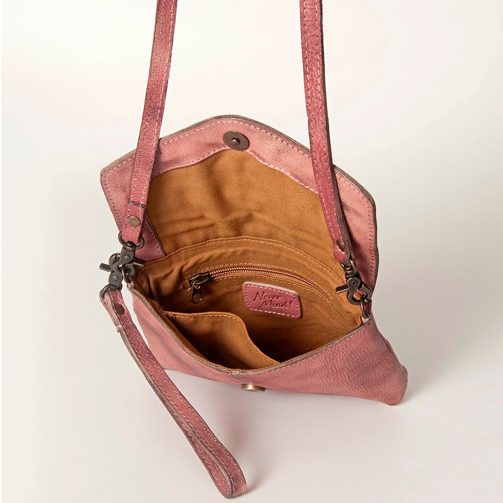 Never Mind Nmbg121A Cross Body I Vintage Handmade Genuine Cowhide Leather Women Bag Western Handbag Purse