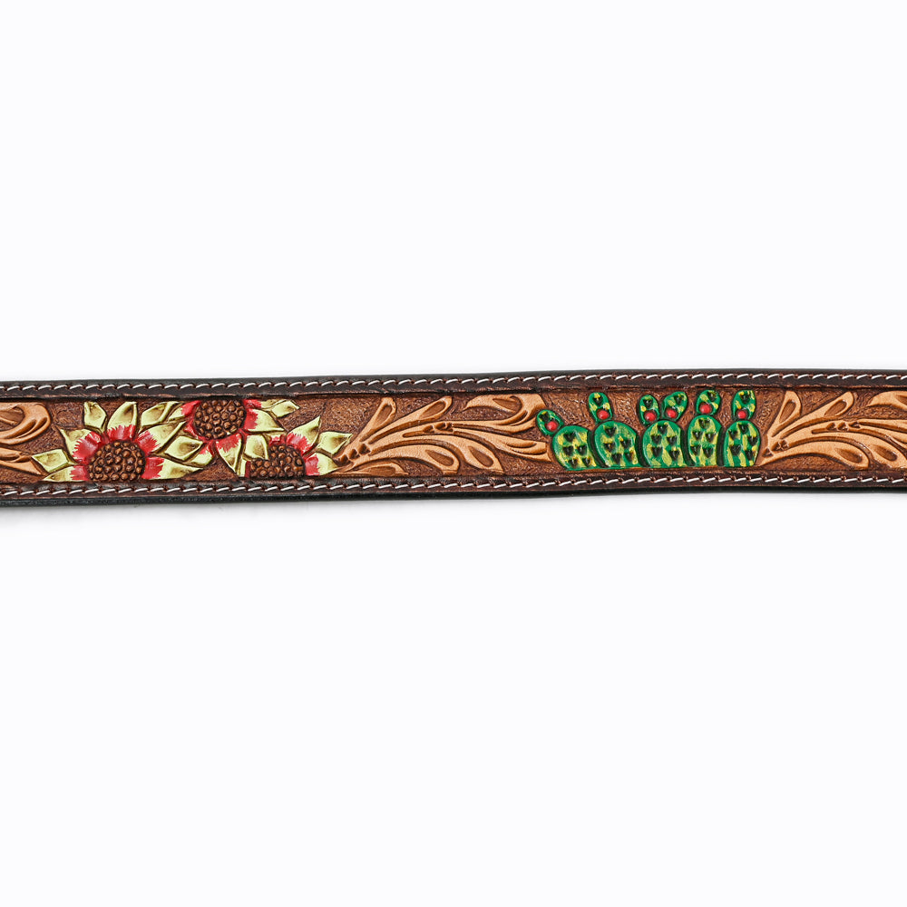 American Darling ADBLF141-L Beautifully Hand Tooled Genuine American Leather Belt Men and Women