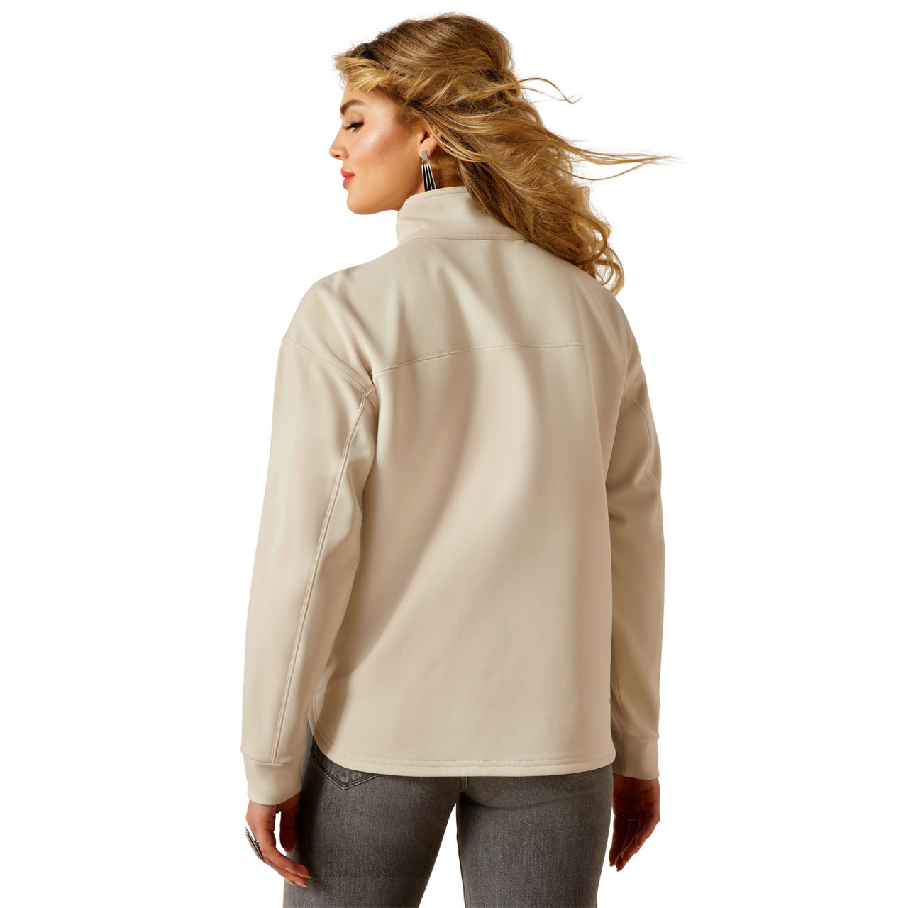 Ariat Women's Sandstone Breeze Logo 1/2 Zip Tek Sweatshirt