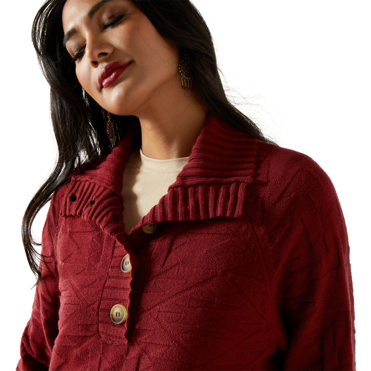Ariat Women's Cabernet Ornate Pullover Sweater