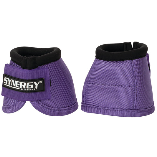 Medium Weaver Horse Bell Boots Synergy Sport 2520D Ballistic Purple
