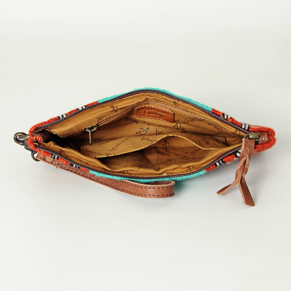 American Darling Wristlet Hand Tooled Saddle Blanket Genuine Leather Western Women Bag | Handbag Purse | Women Wristlet Purse | Wristlet Purse | Travel Wristlet Purse | Leather Wristlet Purse | Clutch Wristlet Purse