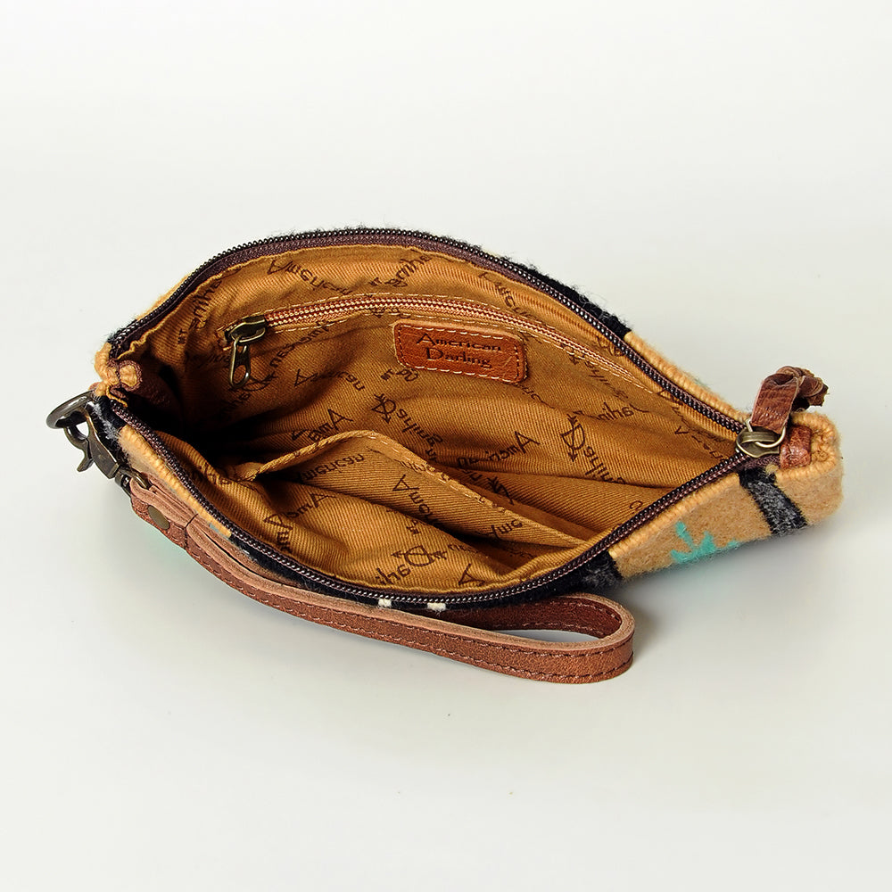 American Darling Wristlet Saddle Blanket Genuine Leather Western Women Bag | Handbag Purse | Women Wristlet Purse | Wristlet Purse | Travel Wristlet Purse | Leather Wristlet Purse | Clutch Wristlet Purse