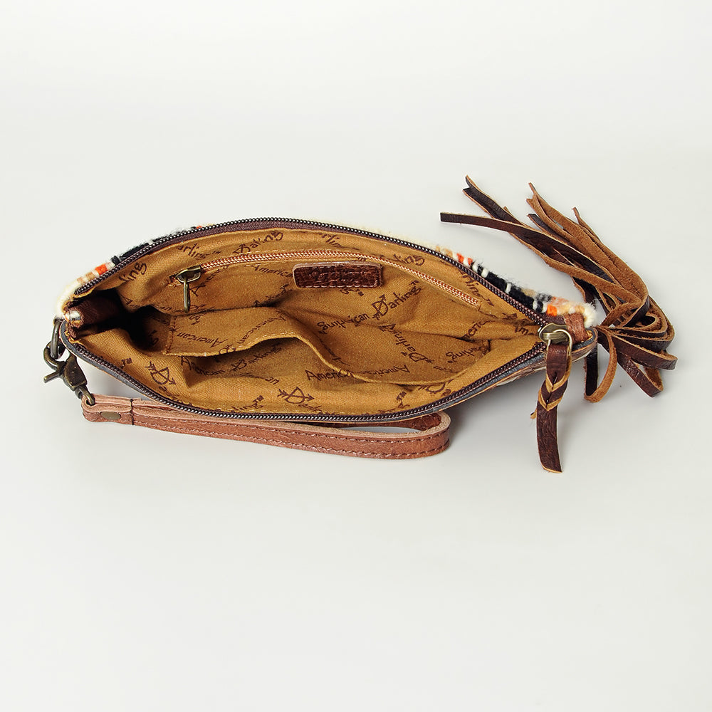 American Darling Wristlet Hand Tooled Saddle Blanket Genuine Leather Western Women Bag | Handbag Purse | Women Wristlet Purse | Wristlet Purse | Travel Wristlet Purse | Leather Wristlet Purse | Clutch Wristlet Purse