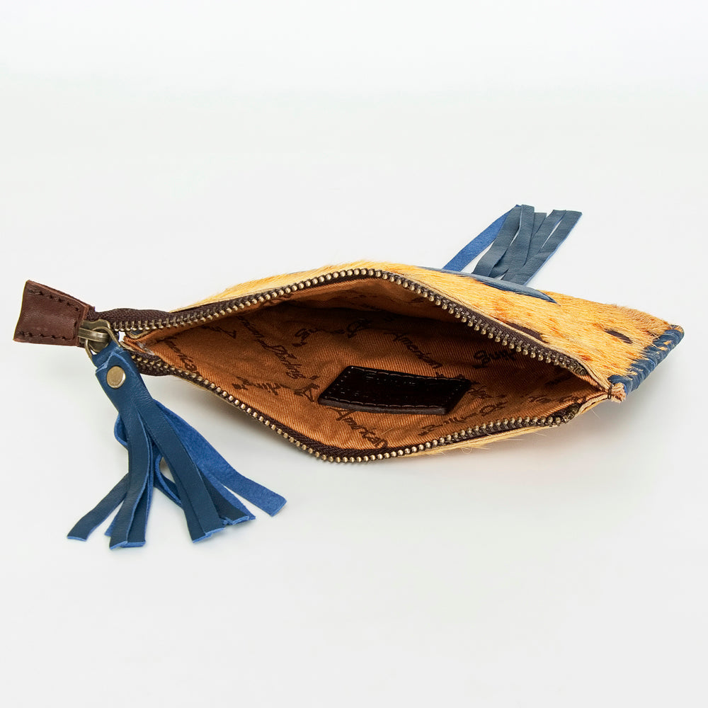 ADBGD166 American Darling Coin Purse Hair On Genuine Leather Women Bag Western Handbag Purse