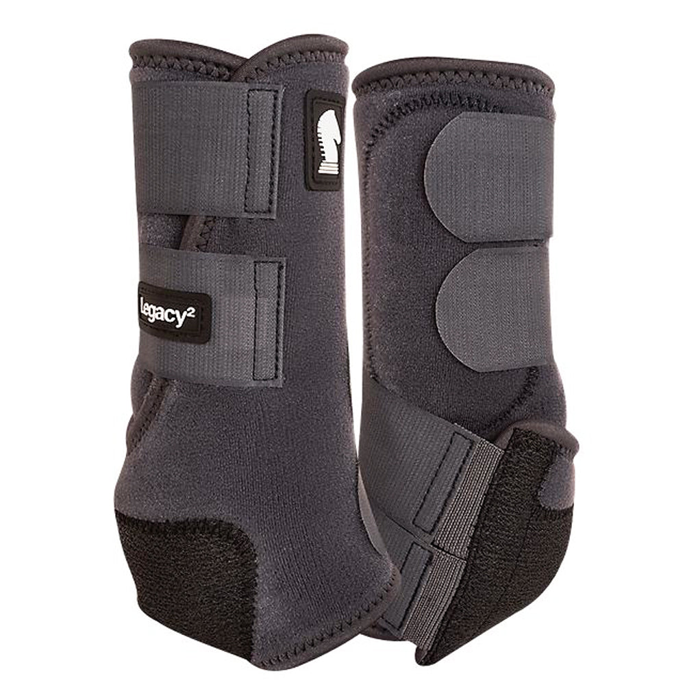 Classic Equine Lightweight Legacy2 Hind Sports Horse Boots Charcoal