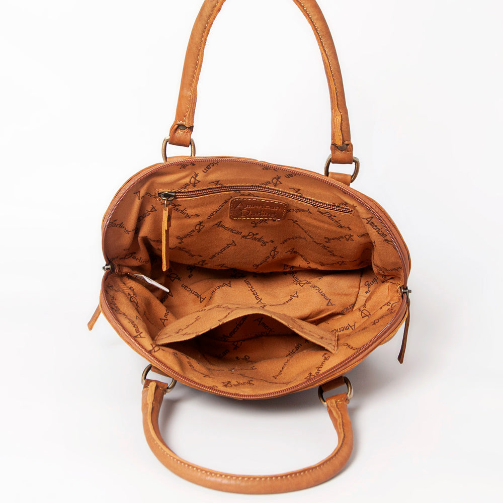 American Darling Saddle Blanket Genuine Leather Women Bag Western Handbag Purse