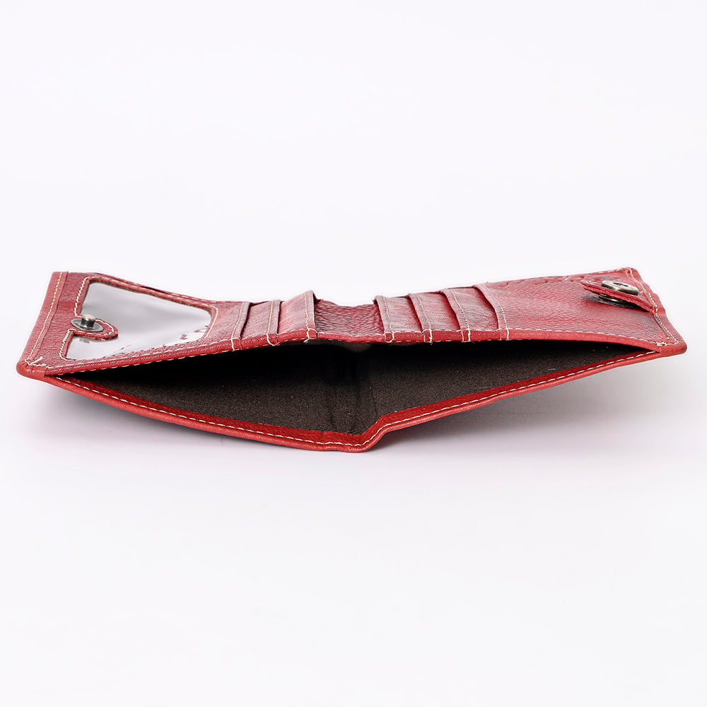 Never Mind Nmbgm128C Card-Holder Vintage Handmade Genuine Cowhide Leather Women Bag Western Handbag Purse