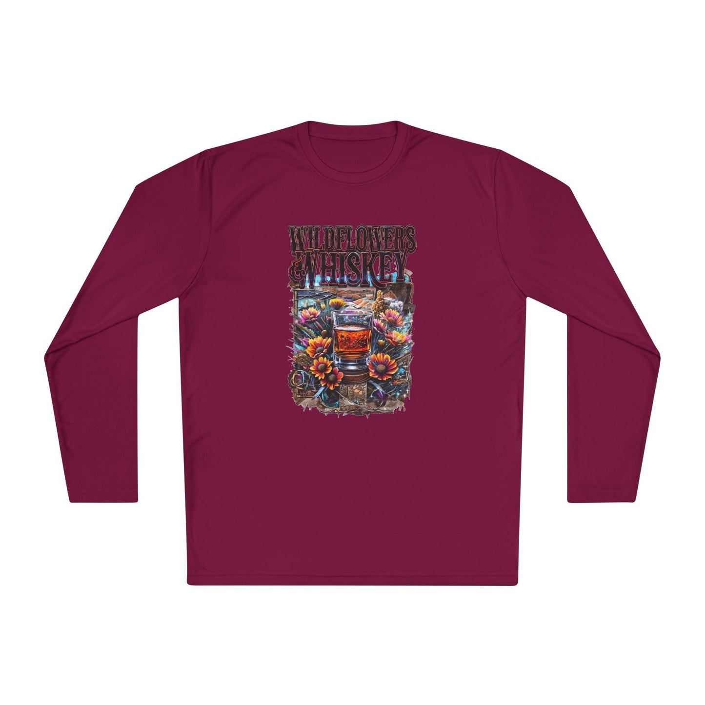 Wildflowers and Whiskey Lightweight Long Sleeve Tee