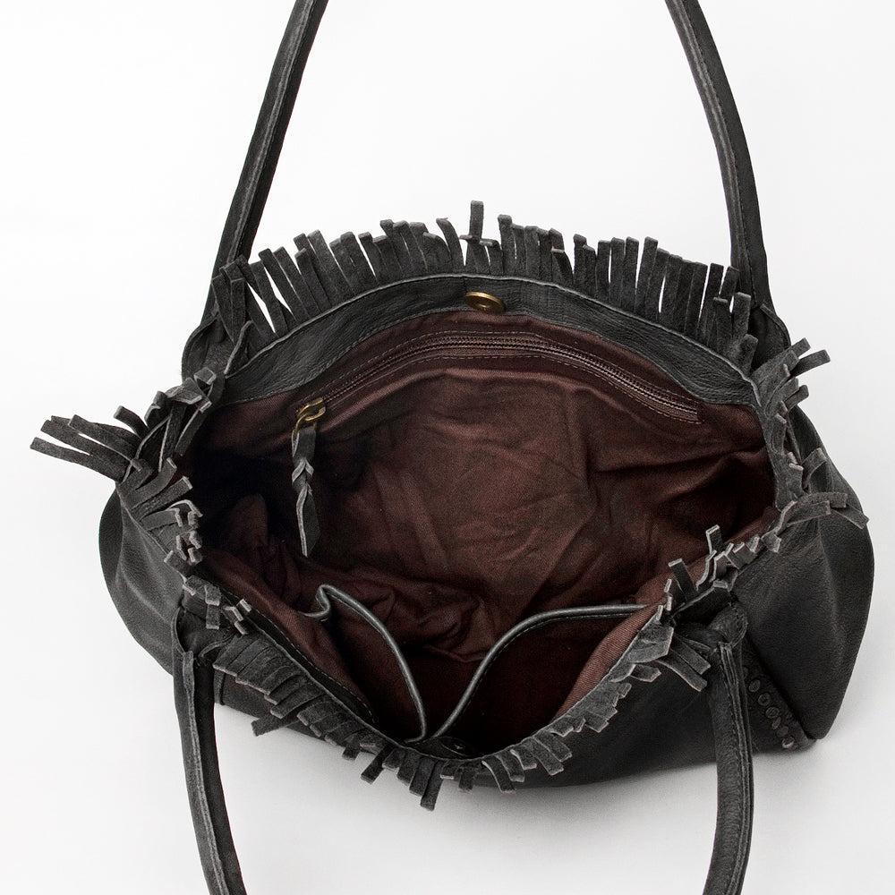 Never Mind Nmbgm110F Tote Vintage Handmade Genuine Cowhide Leather Women Bag Western Handbag Purse