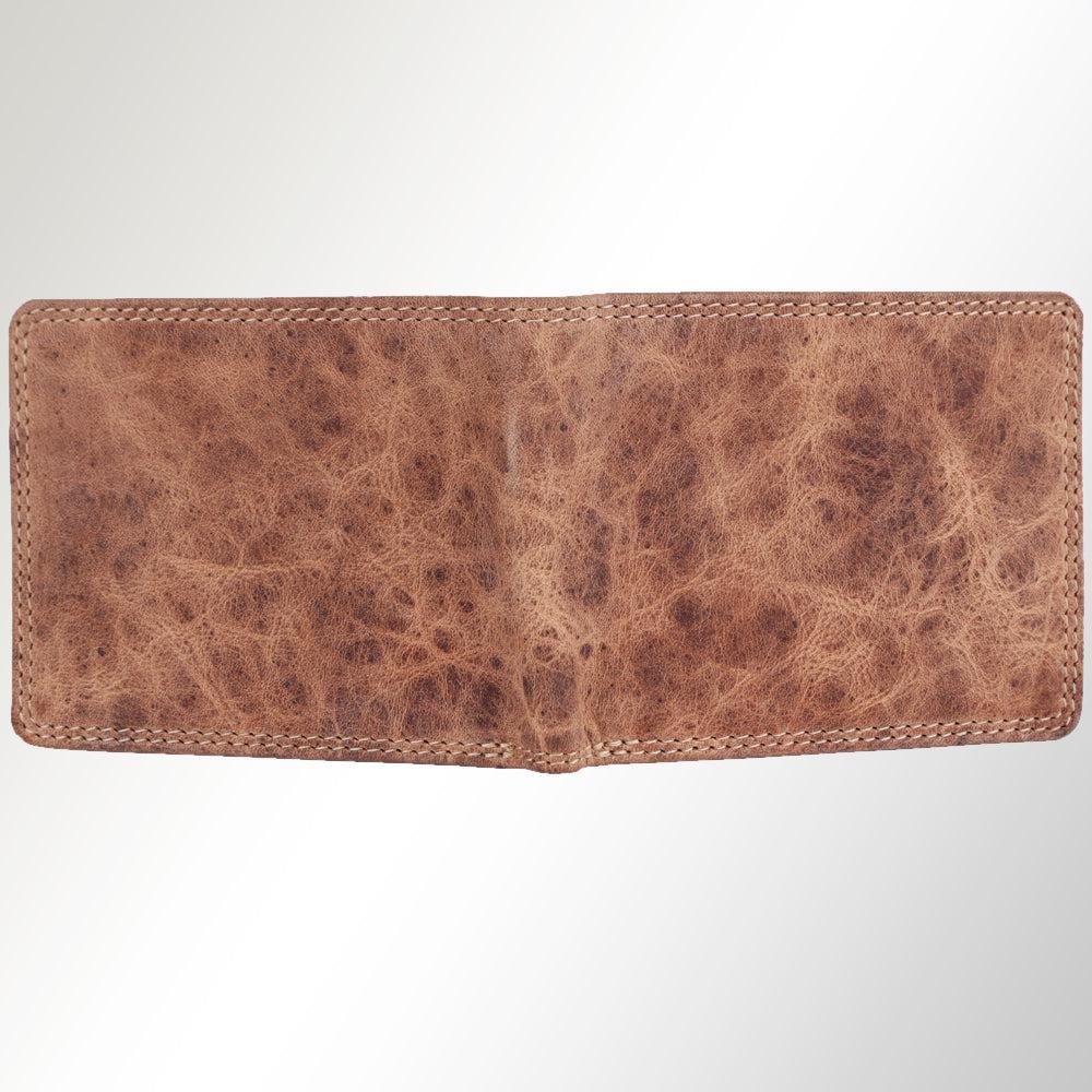 Spaghetti Western Swc462Ltbrn Wallet Vintage Handmade Drum Dyed Genuine European Cowhide Leather Women Bag Western Handbag Purse