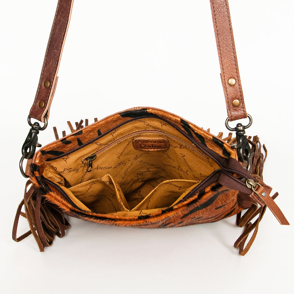 American Darling ADBGS192BP Messenger Hair-On Genuine Leather Women Bag Western Handbag Purse