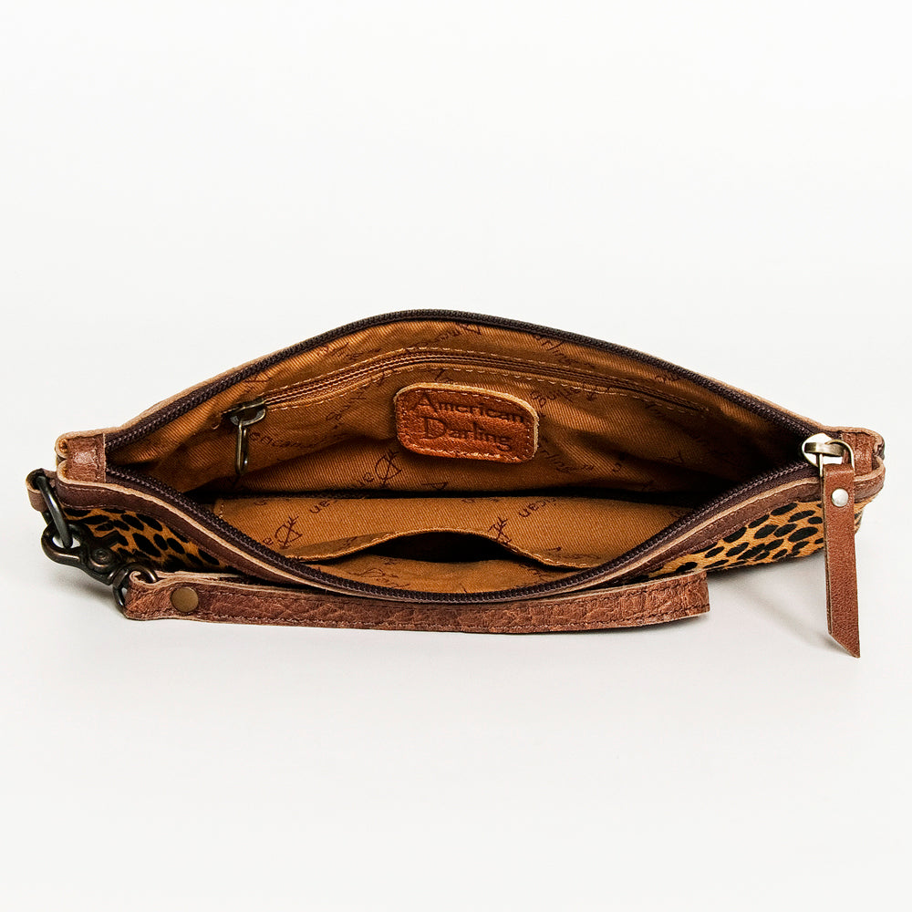 American Darling Clutch Hair on Genuine Leather Western Women Bag Handbag Purse | Cute Clutch Bag | Leather Clutch Bag | Clutch Purse