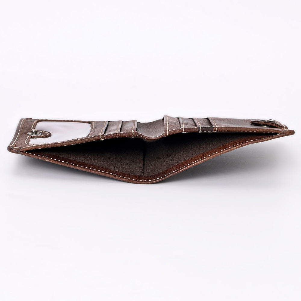 Never Mind Nmbgm128E Card-Holder Vintage Handmade Genuine Cowhide Leather Women Bag Western Handbag Purse
