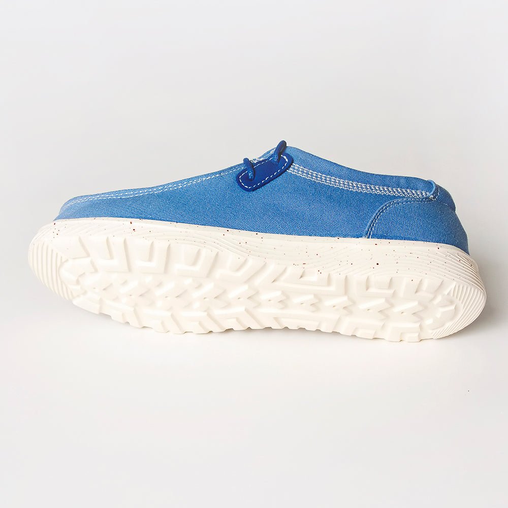 American Darling ADFT133BL5 Hand tooled carved genuine leather trim lightweight shoe footwear slip on