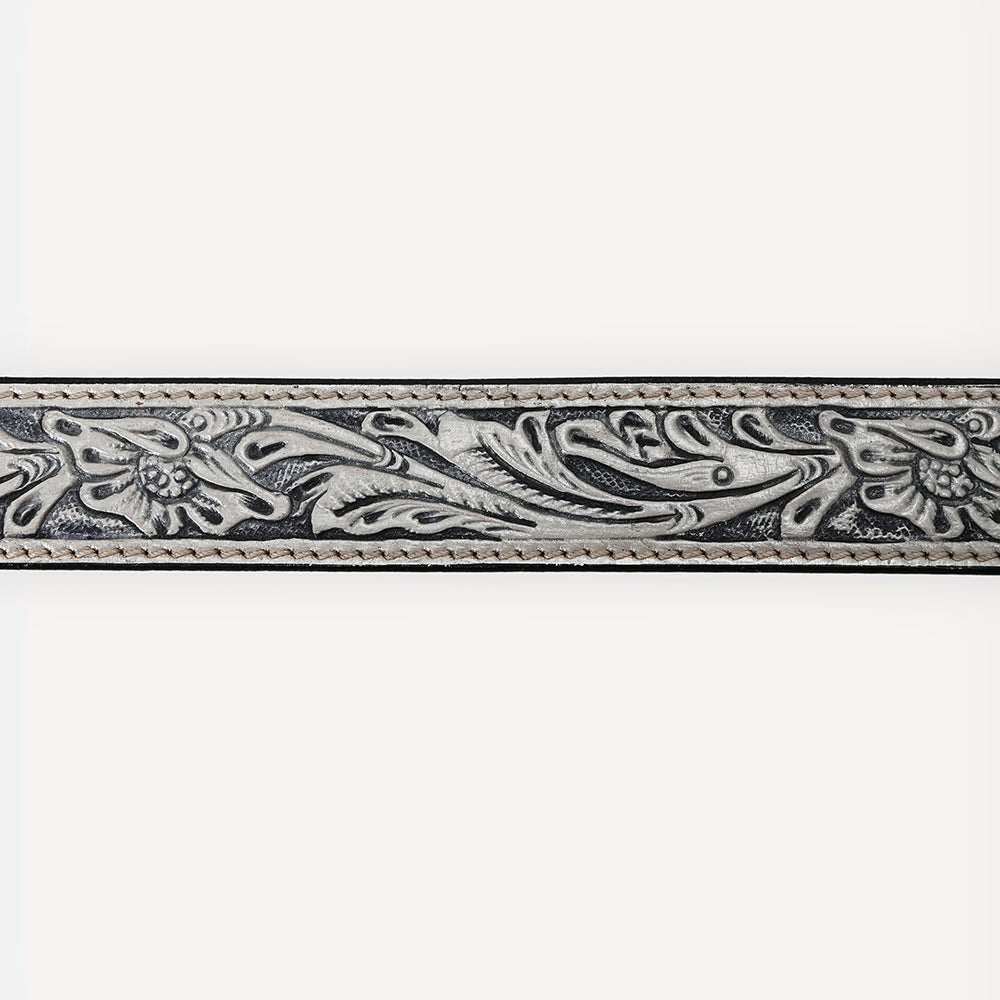 American Darling ADBLF217-L Beautifully Hand Tooled Genuine American Leather Belt Men and Women