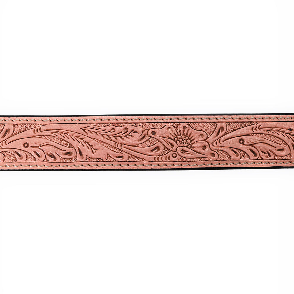 American Darling ADBLF218-L Beautifully Hand Tooled Genuine American Leather Belt Men and Women