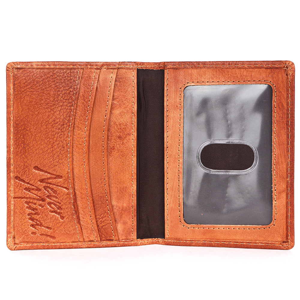 Never Mind Nmbgm144A Card-Holder Vintage Handmade Genuine Cowhide Leather Women Bag Western Handbag Purse