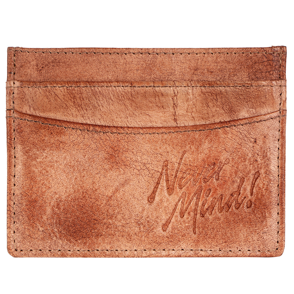 Never Mind Nmbgm145B Card-Holder Vintage Handmade Genuine Cowhide Leather Women Bag Western Handbag Purse