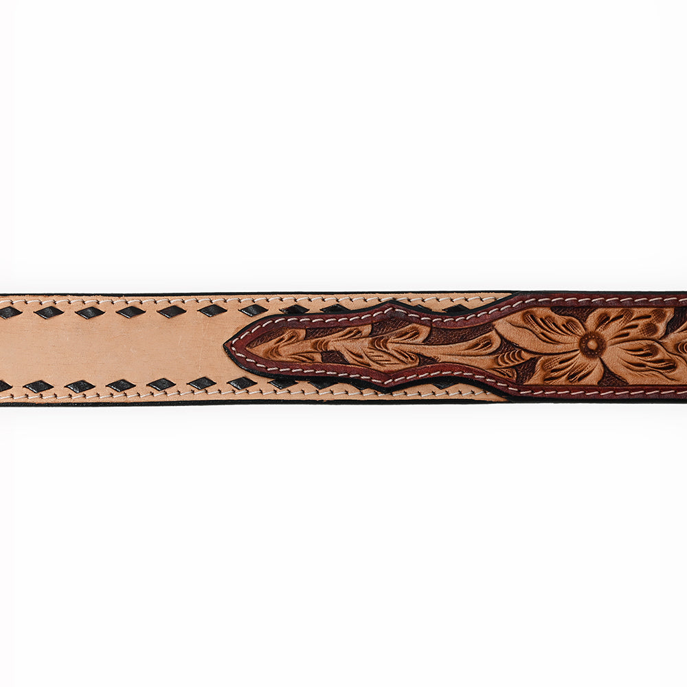 American Darling ADBLF223-L Beautifully Hand Tooled Genuine American Leather Belt Men and Women