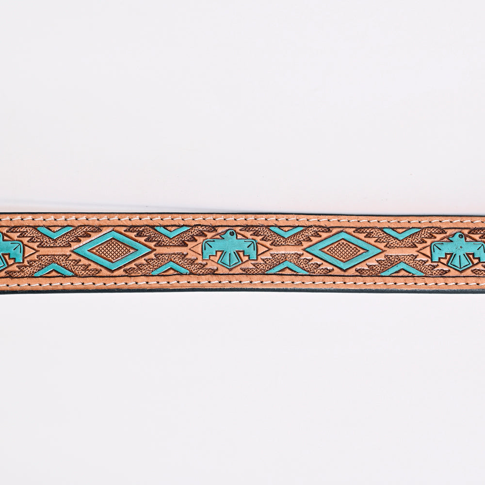 American Darling ADBLF173-L Beautifully Hand Tooled Genuine American Leather Belt Men and Women
