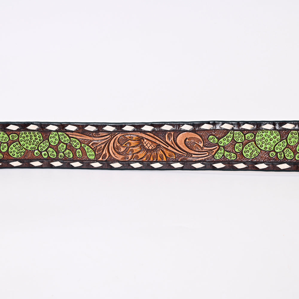 American Darling ADBLF180-L Beautifully Hand Tooled Genuine American Leather Belt Men and Women