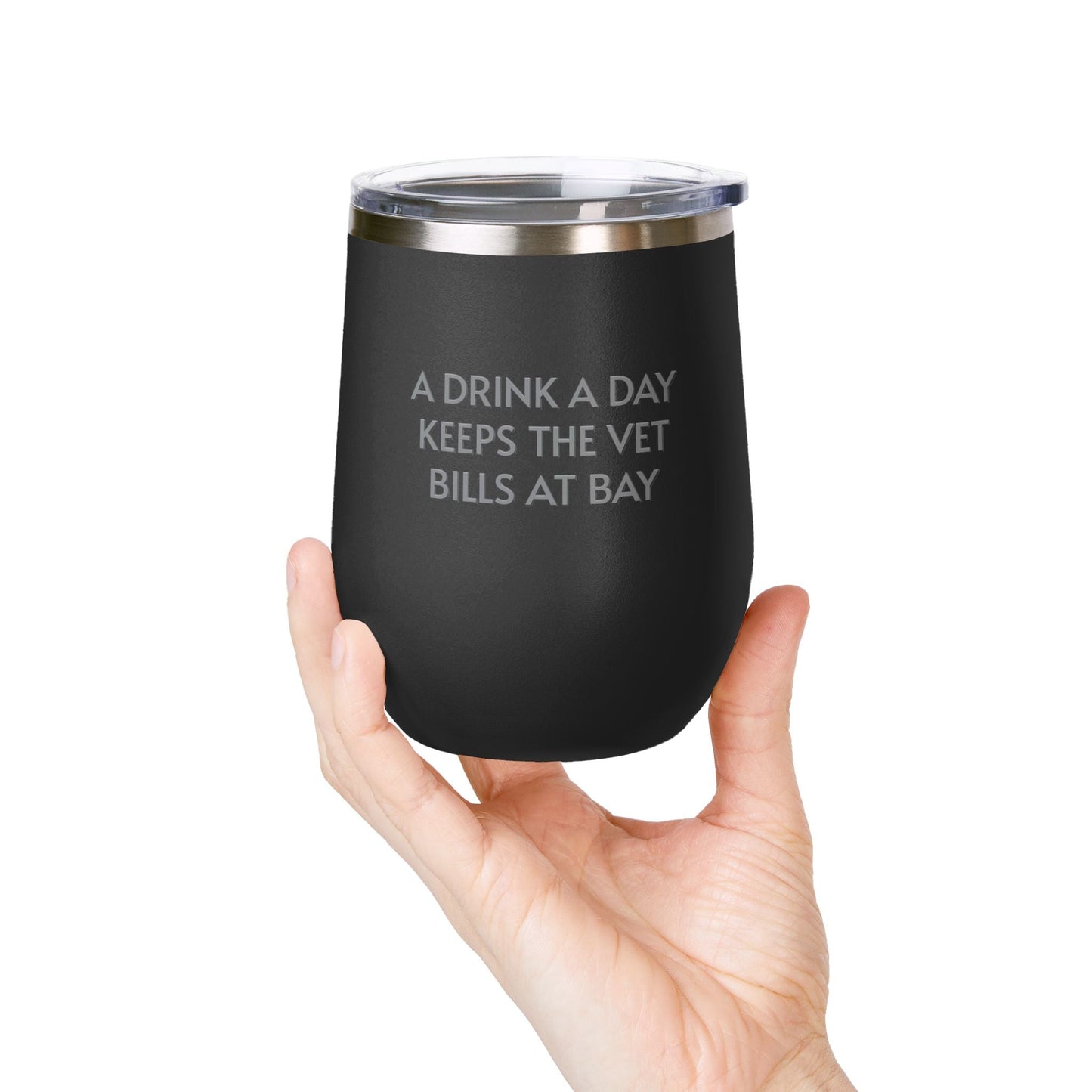 Wine Tumbler, 12oz - A Drink A Day