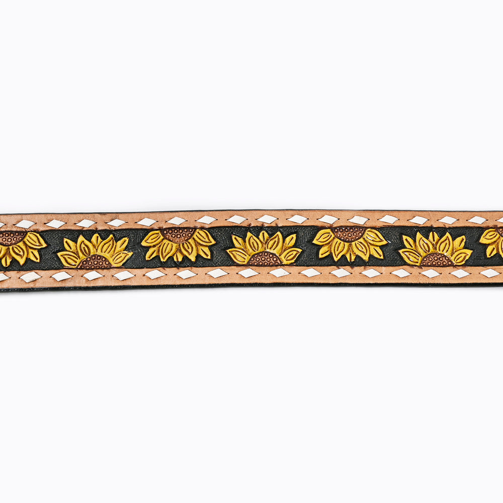American Darling ADBLF102-L Beautifully Hand Tooled Genuine American Leather Belt Men and Women