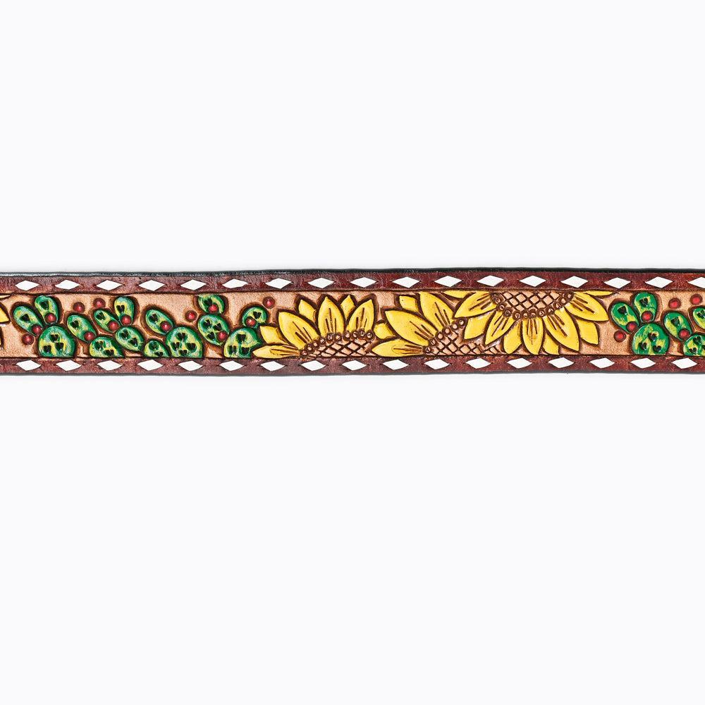 American Darling ADBLF106-L Beautifully Hand Tooled Genuine American Leather Belt Men and Women