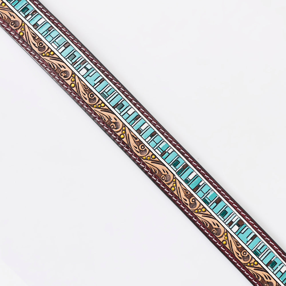American Darling ADBLF153-L Beautifully Hand Tooled Genuine American Leather Belt Men and Women