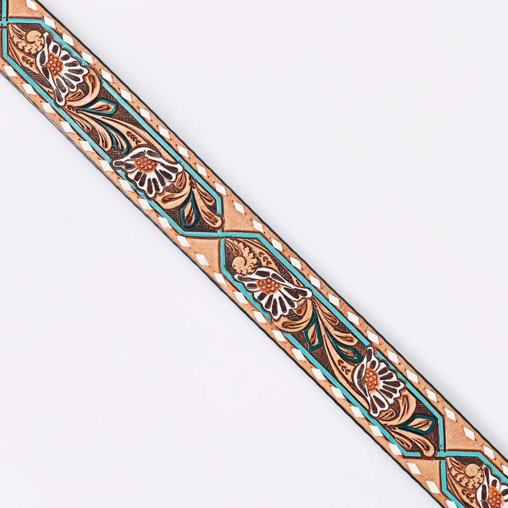 American Darling ADBLF161-L Beautifully Hand Tooled Genuine American Leather Belt Men and Women
