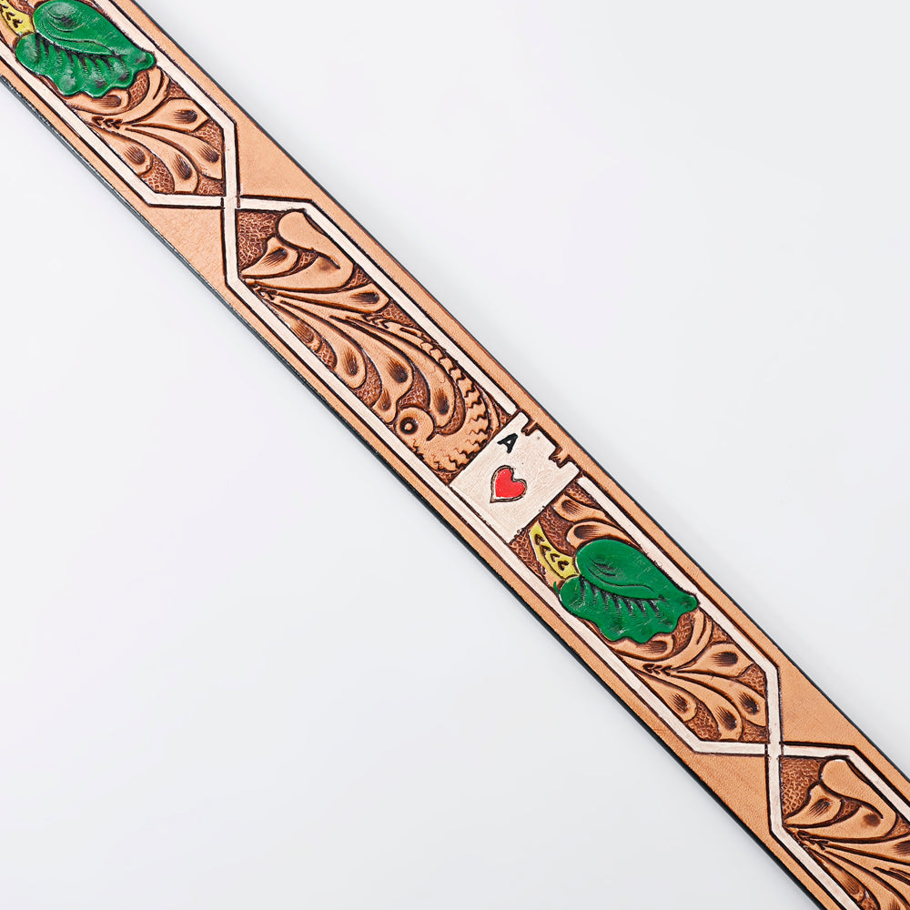 American Darling Beautifully Hand Tooled Genuine American Leather Belt Men and  Women