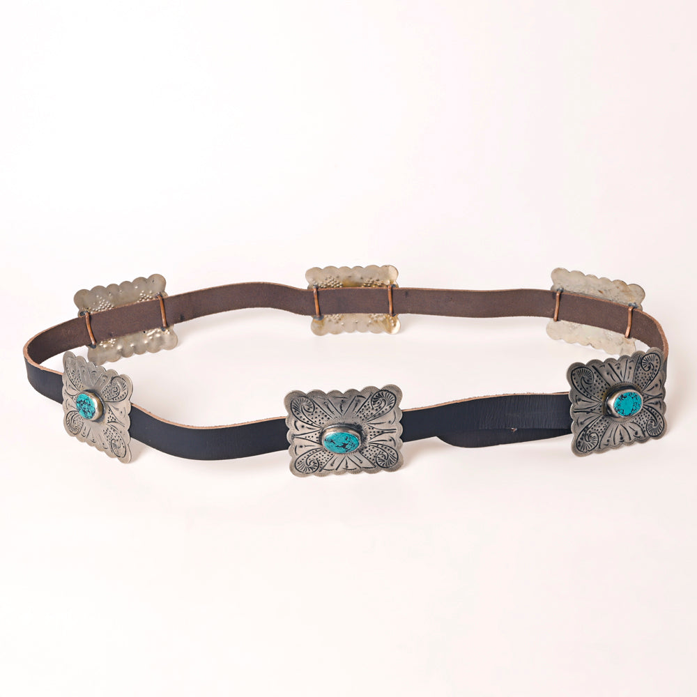 Full Grain Genuine American Leather Belt Men and Women Bling 51 Inches