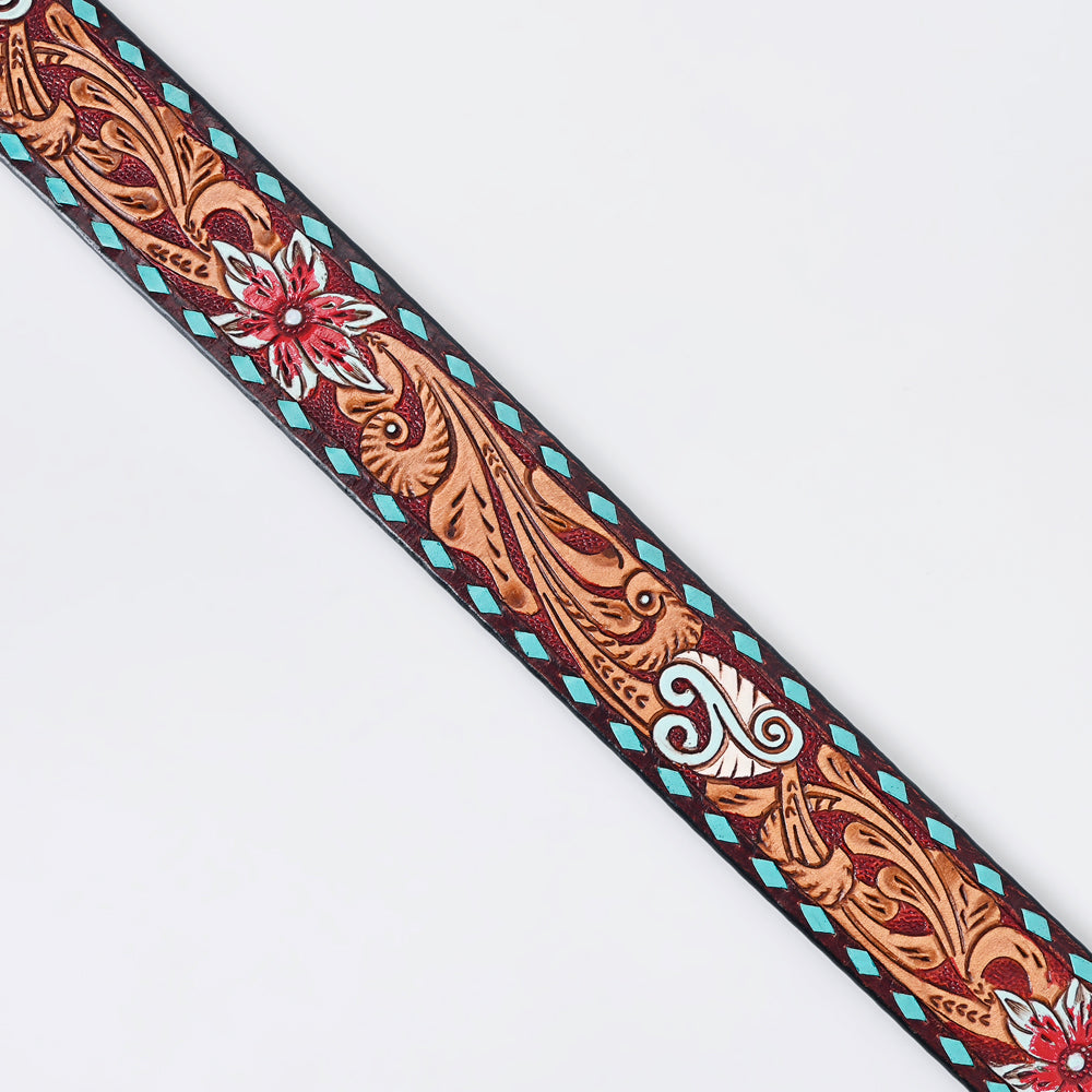 American Darling ADBLF170-M Beautifully Hand Tooled Genuine American Leather Belt Men and Women