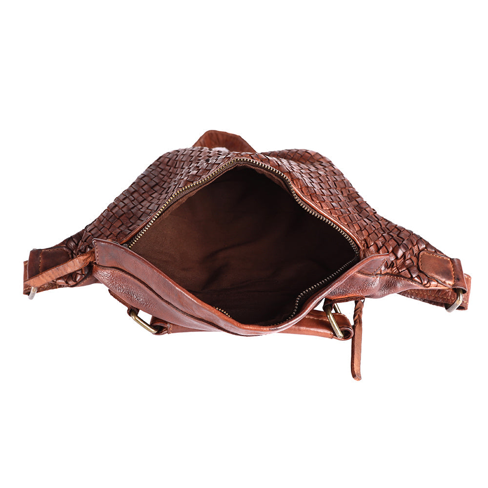 Never Mind Nmbgm148E Fanny Pack Vintage Handmade Genuine Cowhide Leather Women Bag Western Handbag Purse