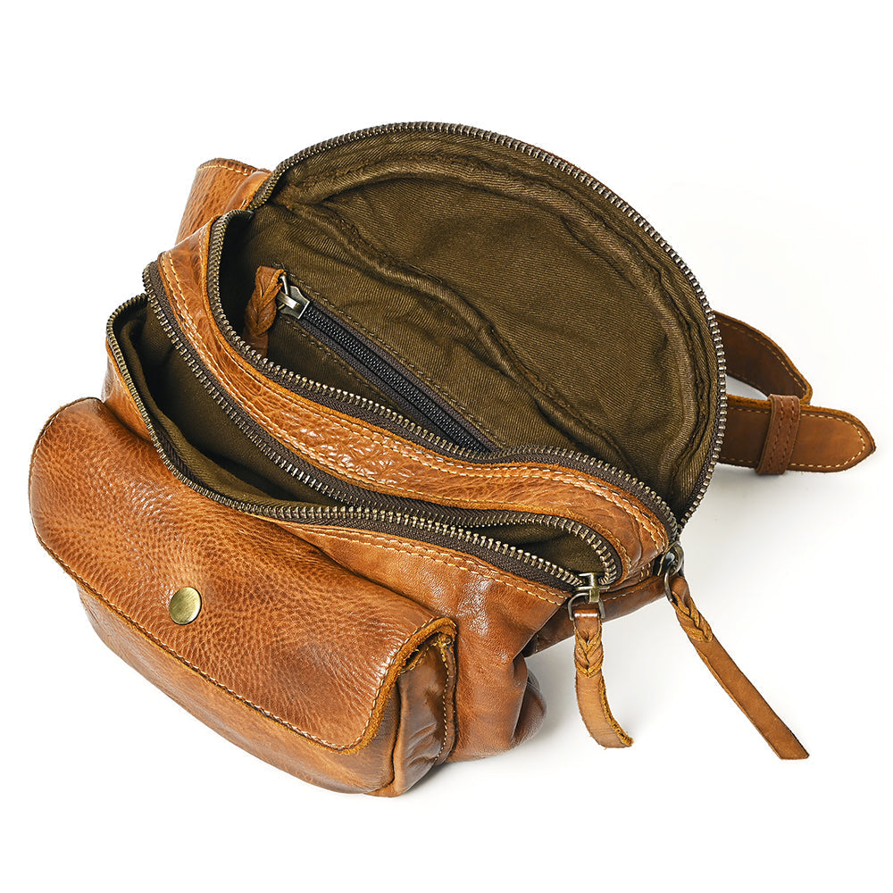 Never Mind Nmbgm154A Sling Vintage Handmade Genuine Cowhide Leather Women Bag Western Handbag Purse