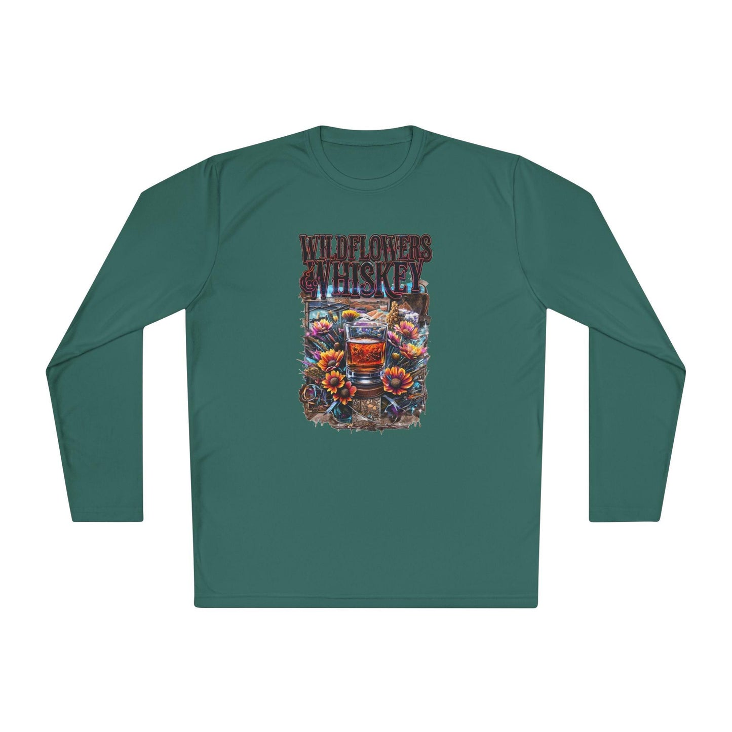 Wildflowers and Whiskey Lightweight Long Sleeve Tee