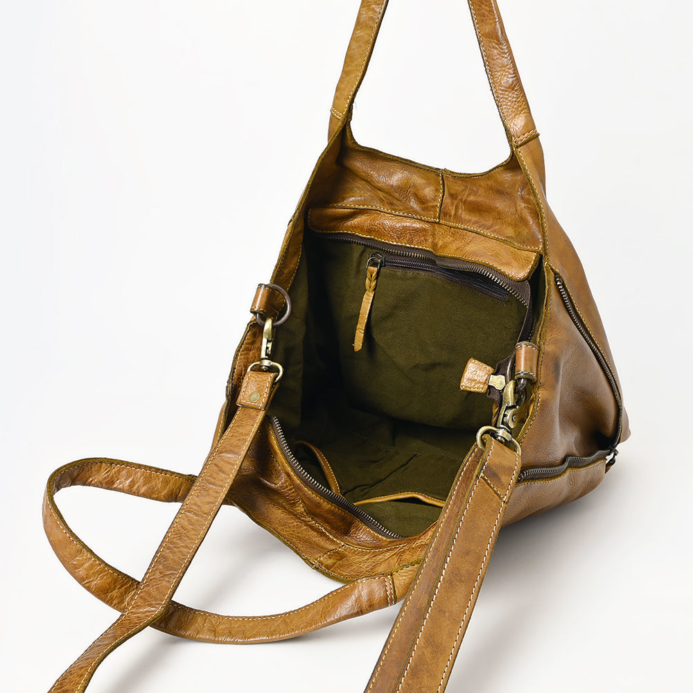 Never Mind Nmbgm160 Tote Vintage Handmade Genuine Cowhide Leather Women Bag Western Handbag Purse