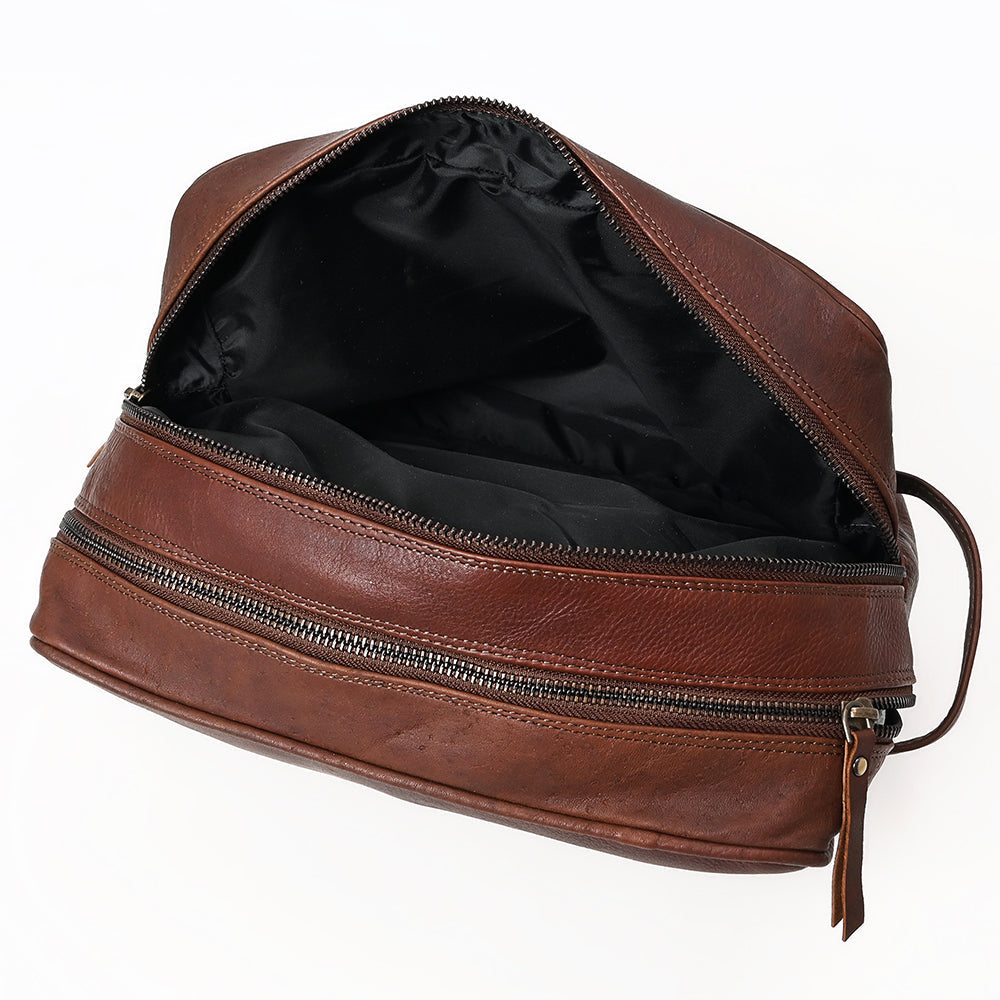 OHLAY TOILETRY Hand Tooled Genuine Leather women bag western handbag purse
