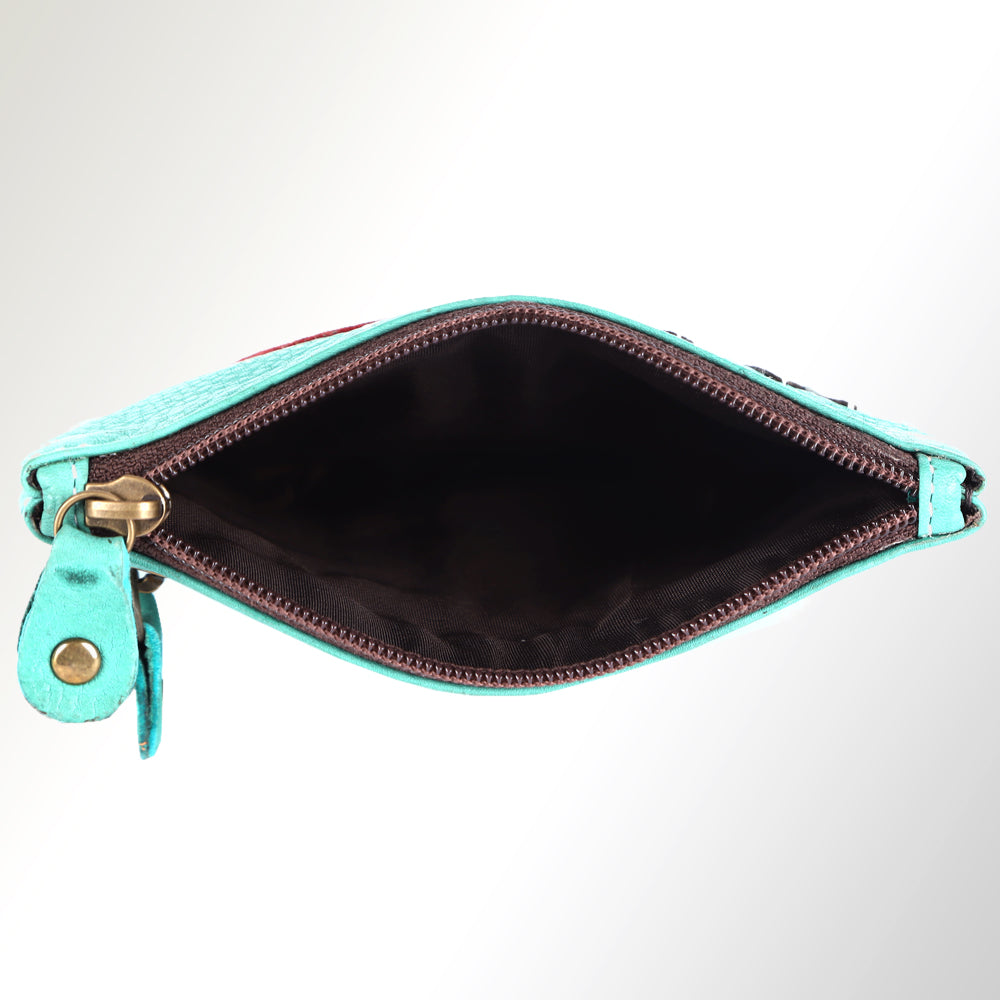 American Darling Coin Purse Genuine Leather Western Women Bag | Handbag Wristlet Travel Clutch