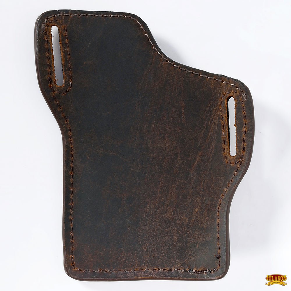 Hilason Western Stylish Floral Hand Tooled Genuine Leather Smartphone Cell Phone Holder