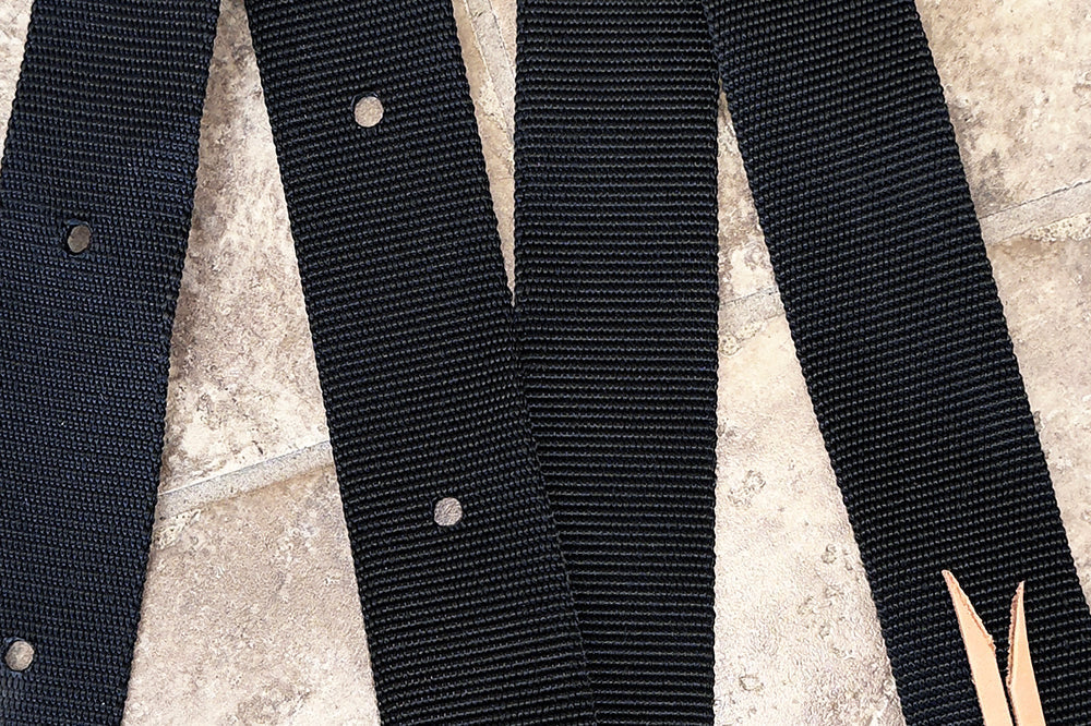 2 In X 6 Ft Hilason Western Horse Premium Single Nylon Leather Cinch Strap