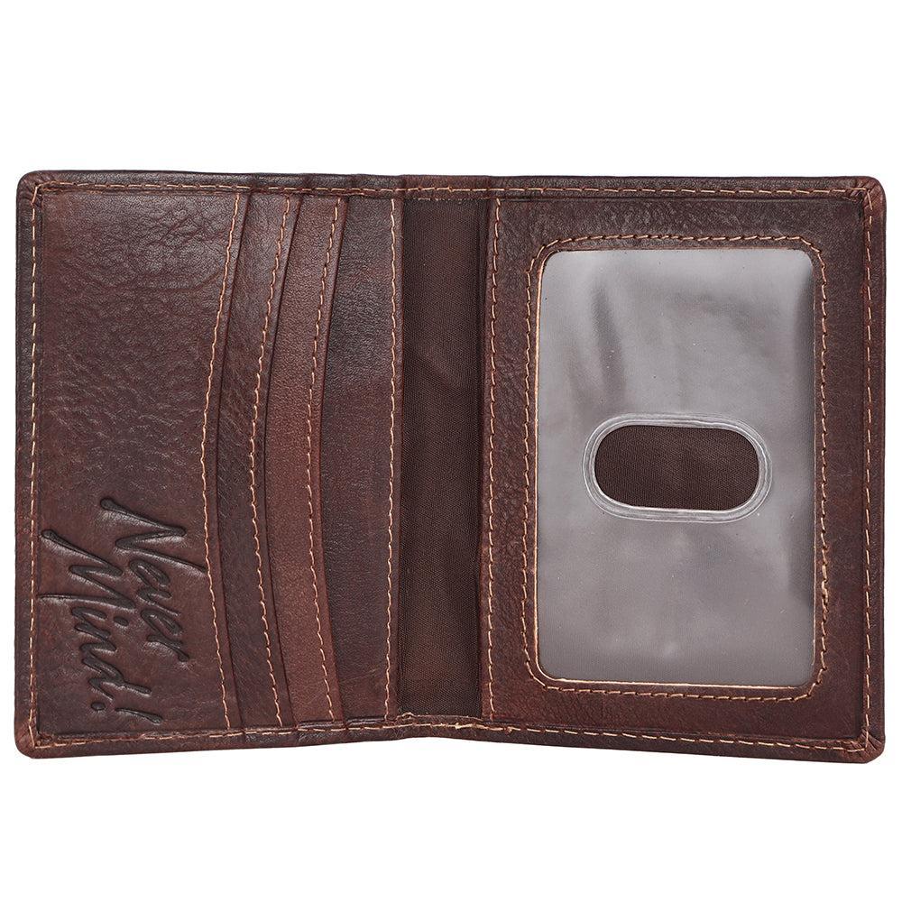 Never Mind Nmbgm144C Card-Holder Vintage Handmade Genuine Cowhide Leather Women Bag Western Handbag Purse