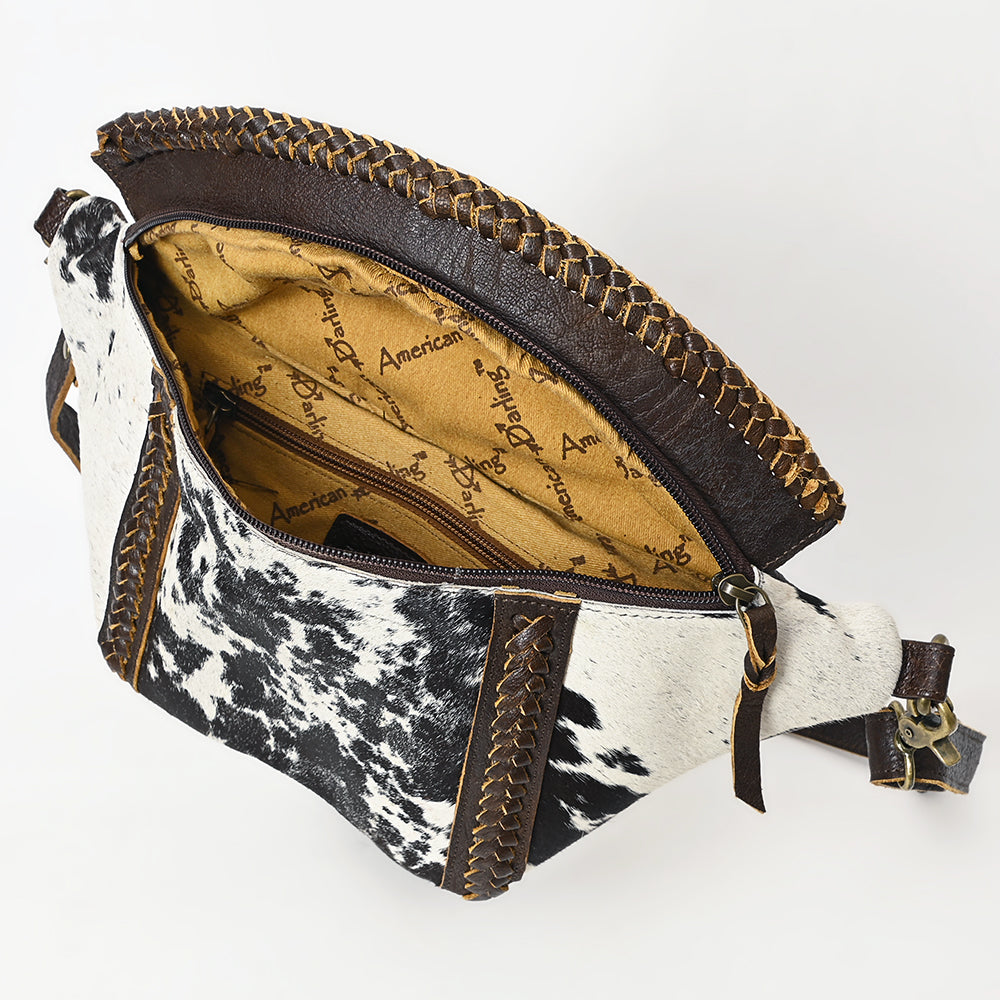 American Darling Fanny Pack Hair On Genuine Western Leather Women Bag |