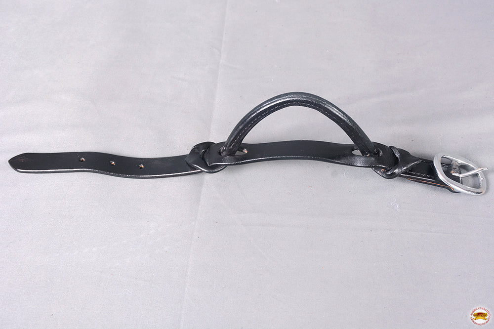 HILASON Horse Saddle Safety Leather Night Latch Adjustable Handle