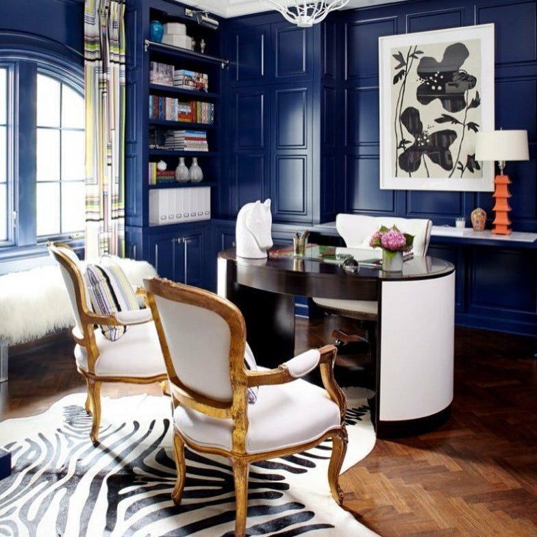 Zebra Cowhide Rug