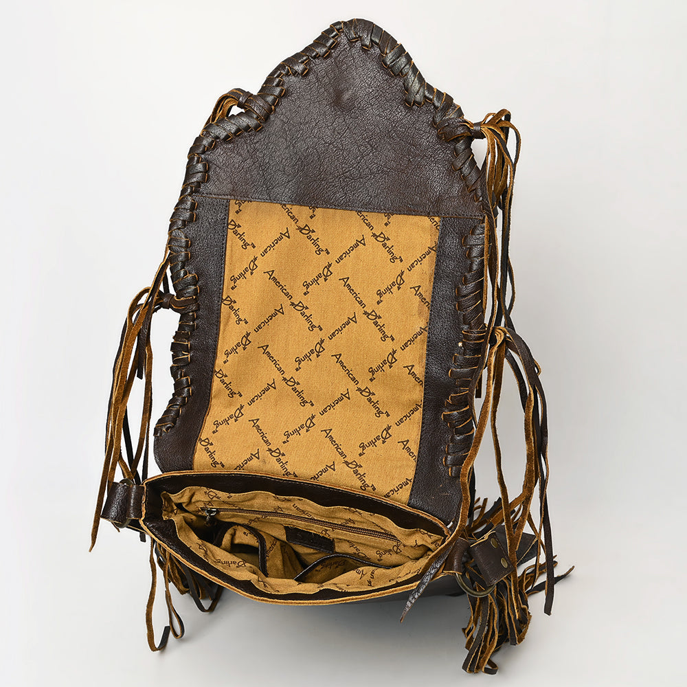 American Darling Crossbody Hair On Genuine Leather Western Women Bag Handbag Purse | for Cute