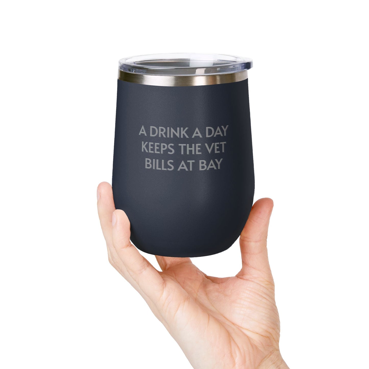 Wine Tumbler, 12oz - A Drink A Day