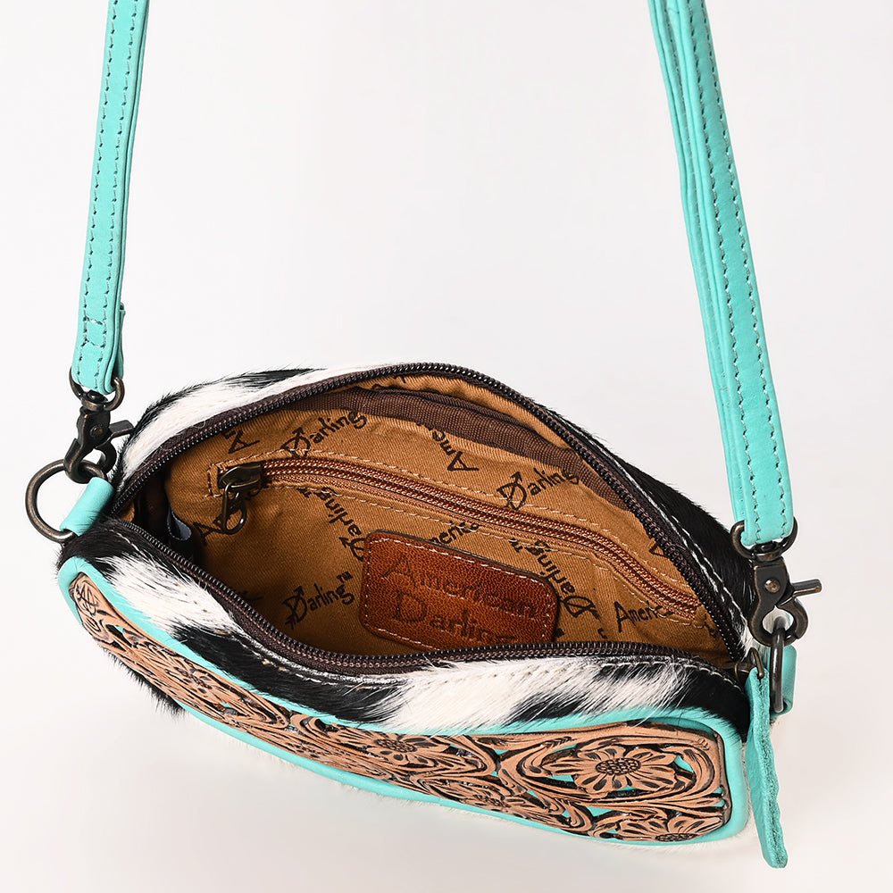 ADBG1528 Crossbody Hand Tooled Genuine Western Leather Women Bag
