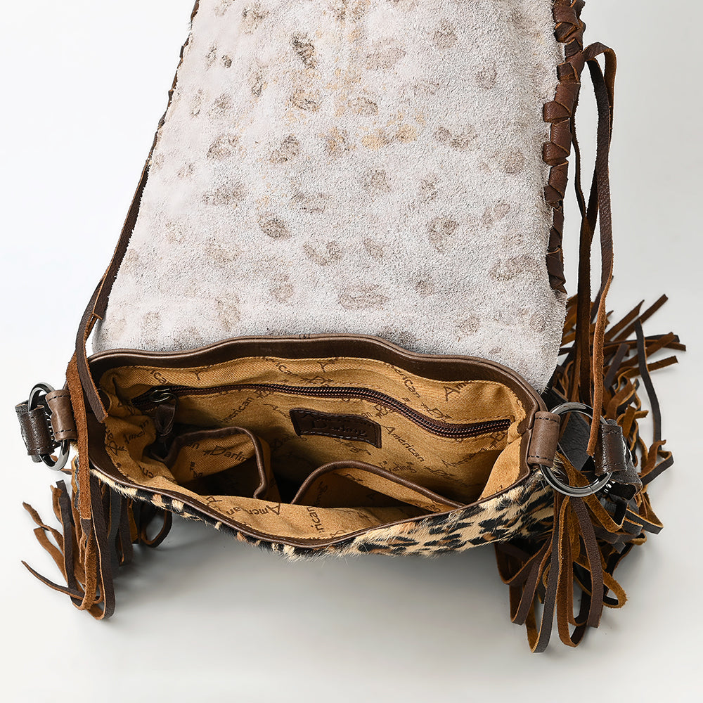 American Darling Crossbody Hair On Genuine Leather Women Bag Western Handbag Purse | for Cute